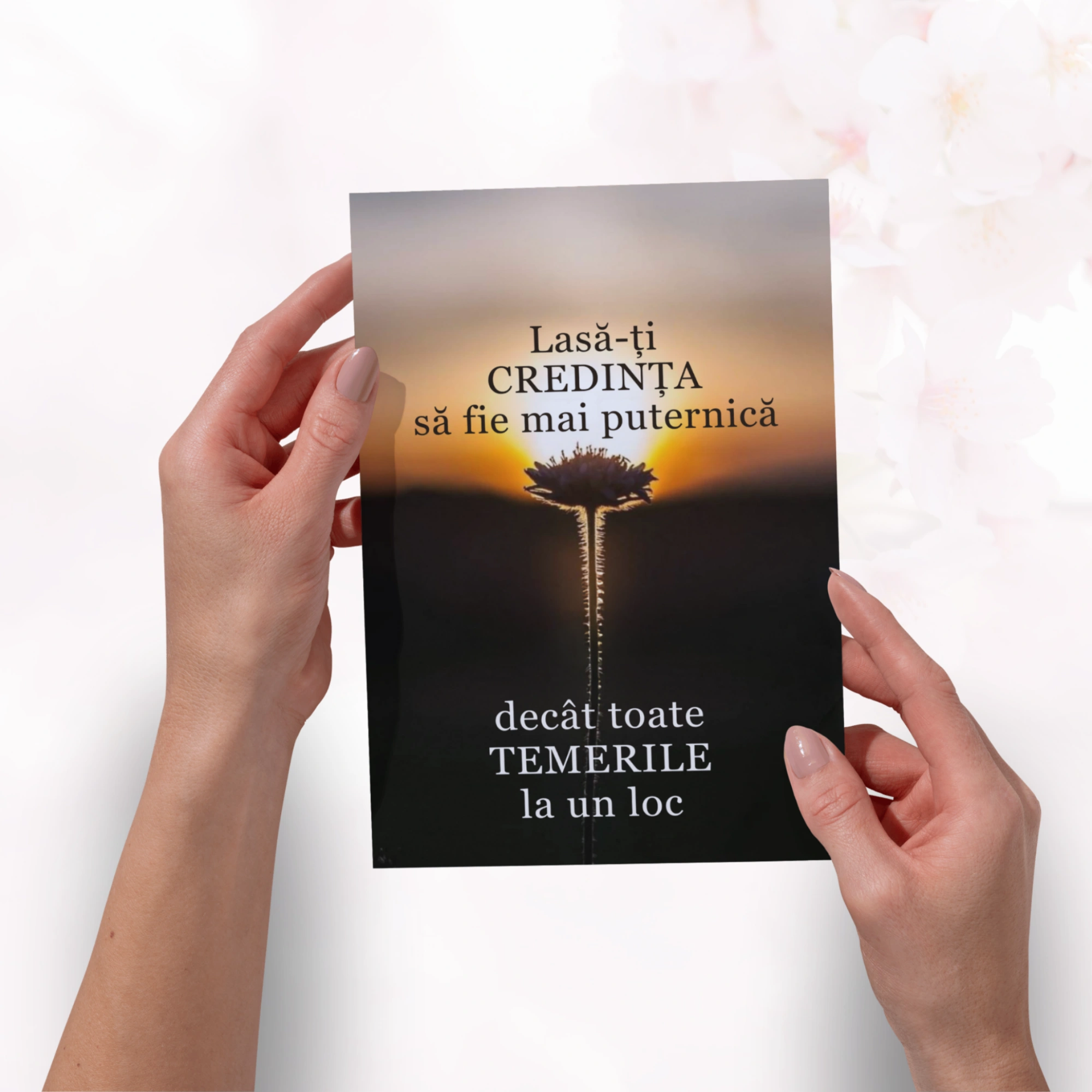 Felicitare, verset biblic - Evrei 11:1